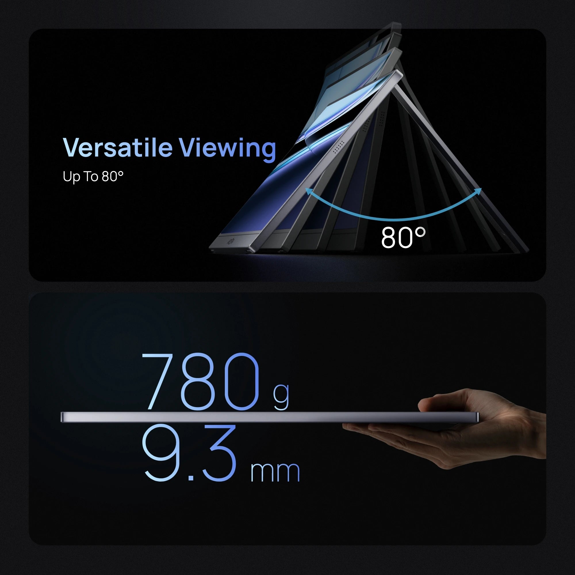 ARZOPA 16.1'' 180Hz 2.5K Portable Monitor, 2560x1440 QHD 107% sRGB, External Second Screen for Laptop, PC, PS5, Mac, Xbox-Z3FC