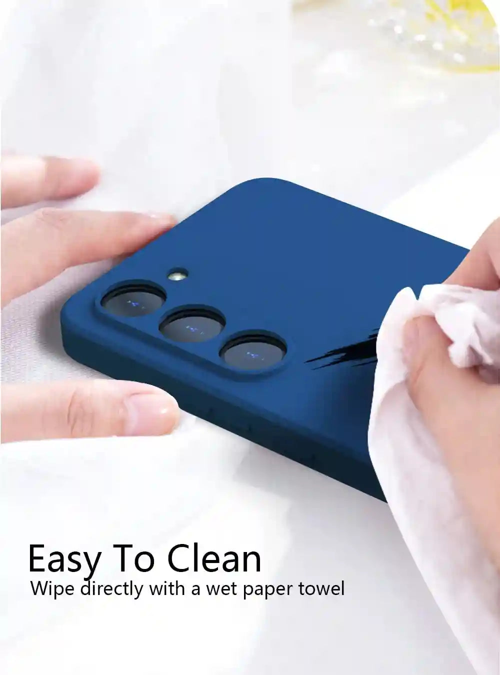 Liquid Silicone Phone Case for Samsung S25 FE – Shock-Absorbing Slim Fit Tidesmit