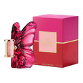 Carolina Herrera La Bomba EDP: Women's floral fragrance in iconic butterfly-shaped glass bottle with pink box.