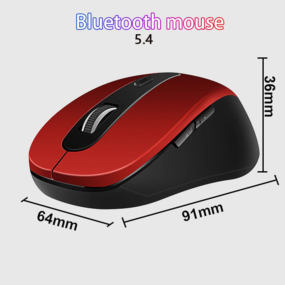 10M Wireless Bluetooth 5.4 Mouse for win7/win8 xp macbook iapd Android Tablets Computer notbook laptop accessories 0-0-12