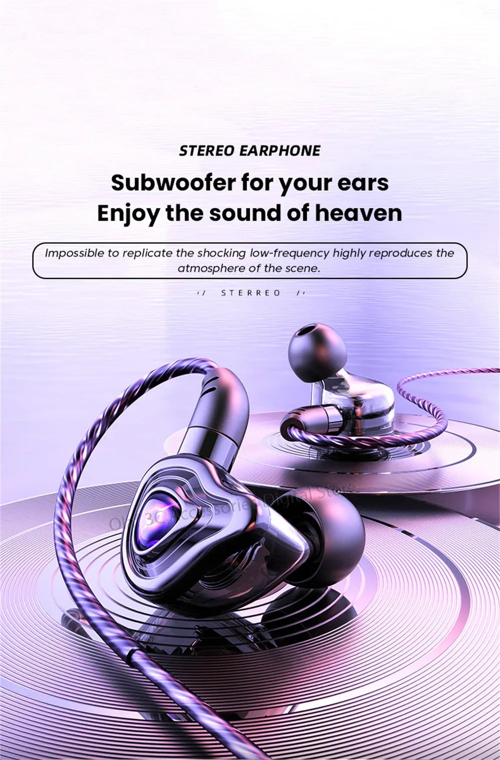Tidesmit USB-C Wired Earbuds with 9D HiFi Stereo Bass - S16 Series Tidesmit