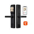 Gate Security Intelligent Combination Tuya Handle Digital Fingerprint Smart Door Locks With Camera