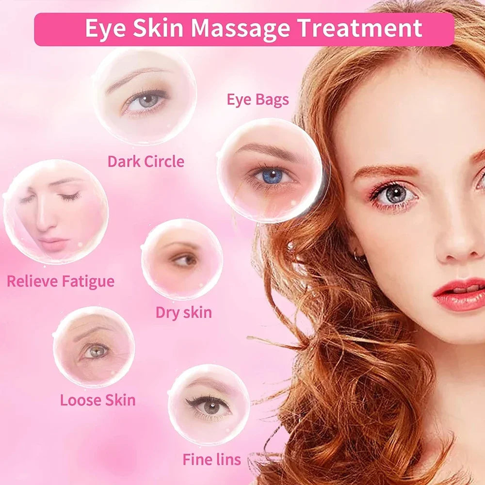 Facial Eye Massager with Heat Therapy for Skin Rejuvenation | Tidesmit Back Massage Instrument Tidesmit