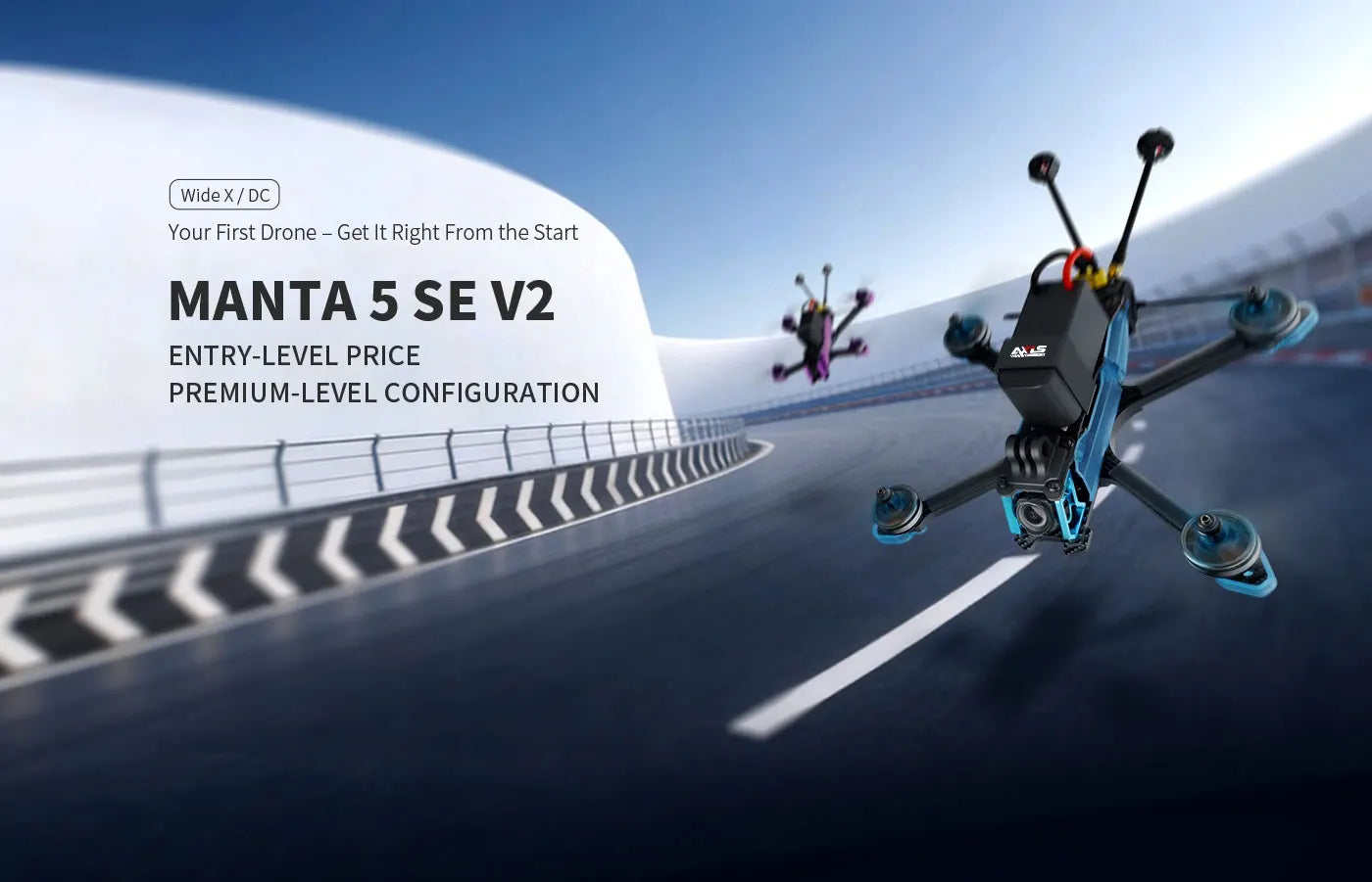 Manta 5 SE V2 5 Inch FPV Freestyle Drone - 6S 1960KV Performance Tidesmit