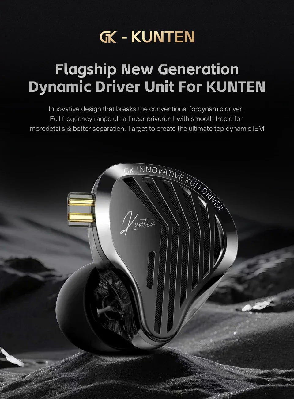 Wired Metal HiFi Bass Earbuds with Mic by Tidesmit - 3.5mm & Type-C Tidesmit