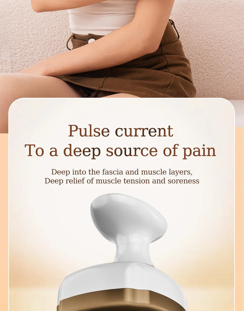 Electric Gua Sha Massager: Heated Cupping Therapy Tool for Home Spa Relaxation Treatment Tidesmit