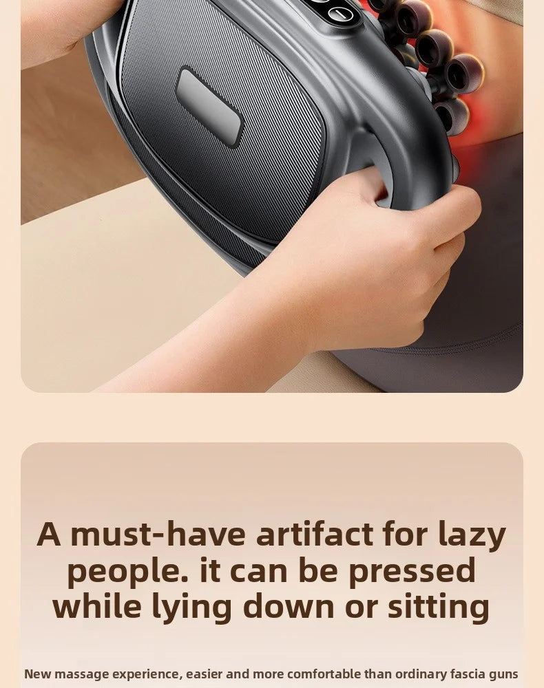 Massage Gun Deep Tissue Muscle Massager - 32 Intensity Levels (Grey) Relaxation Treatment Tidesmit