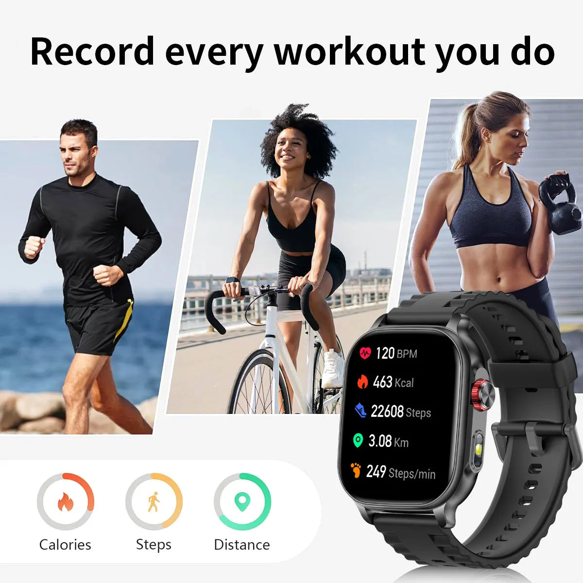 2026men's andwomen'ssmartwatches,2.01-inch high-definitiontouchscreen,1400mAhultra long battery life,men'sandwomen'sholidaygifts