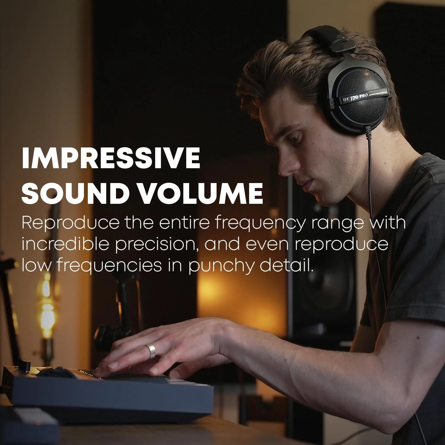 DT990 PRO Studio Headphones: Over-Ear Open-Back for Precise Mixing Tidesmit
