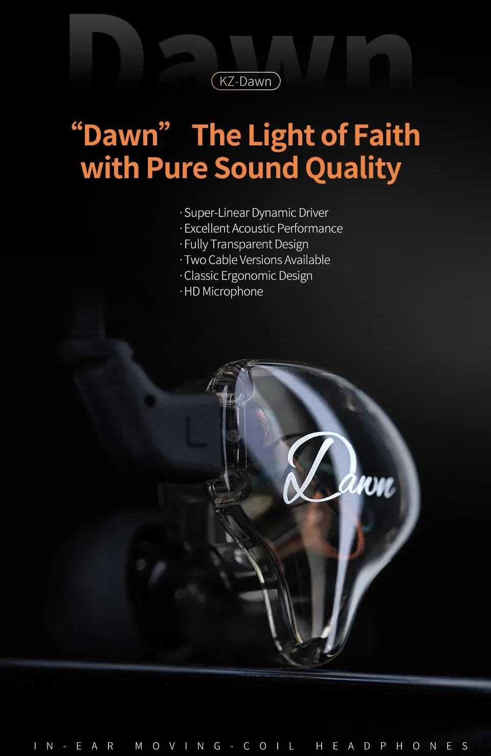 10mm Dynamic Driver In-Ear Monitors by Tidesmit Tidesmit