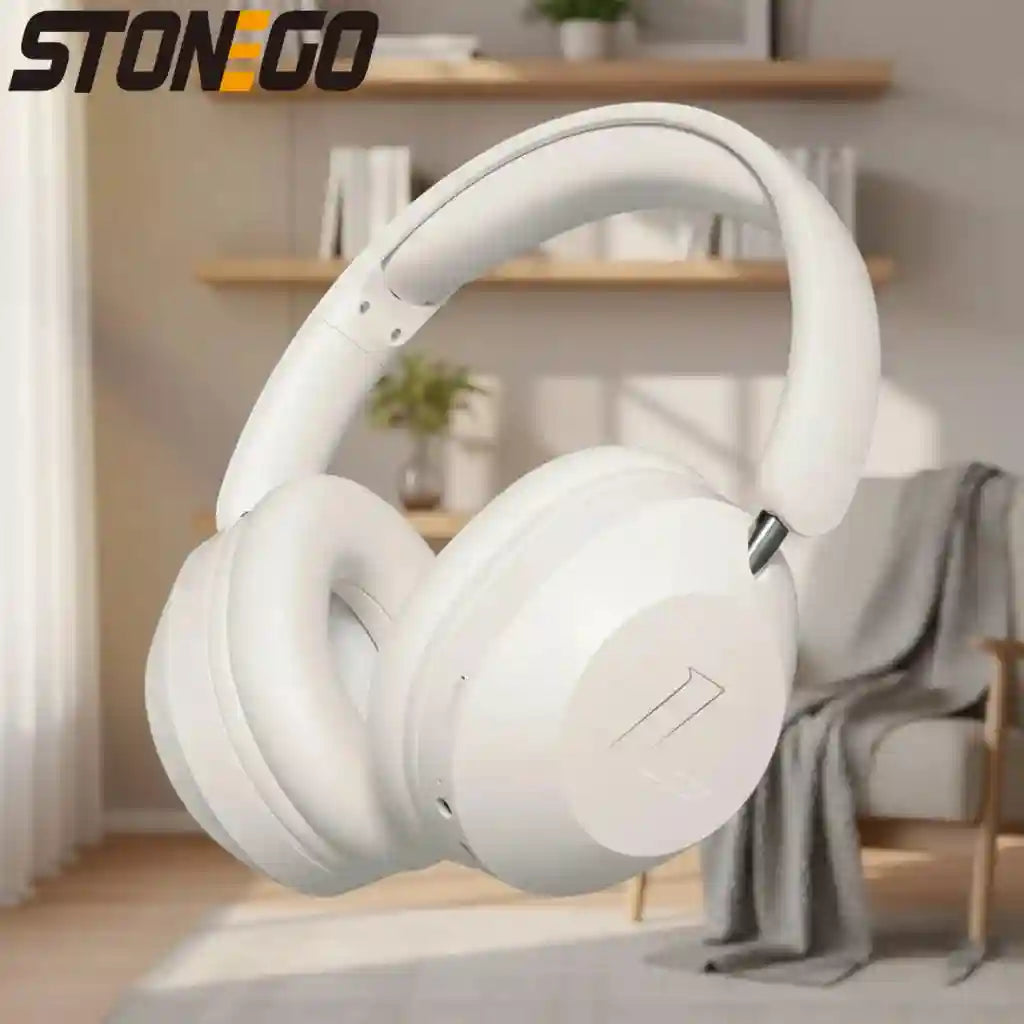 Wireless Over-Ear Headphones with Active Noise Cancellation Tidesmit