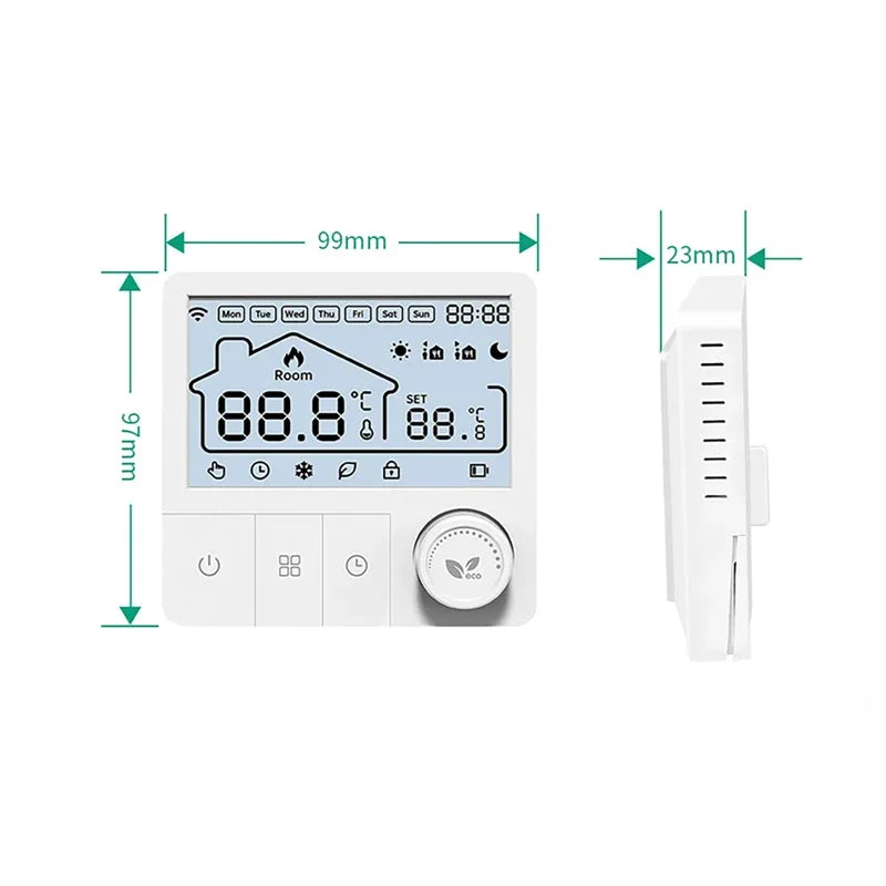 Tuya Smart Home Wifi Heating Thermostat Wireless Automatic Thermostat Wifi Thermostat Temperature Controller Alexa Google Home