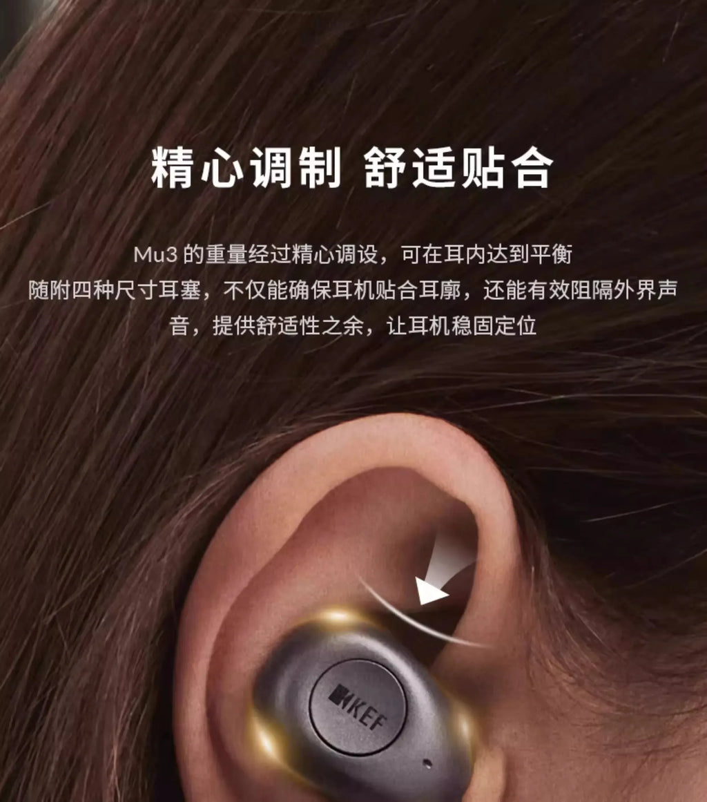 Tidesmit Hi-Fi Wireless Noise Cancelling Earbuds - Black & Gray Edition Tidesmit