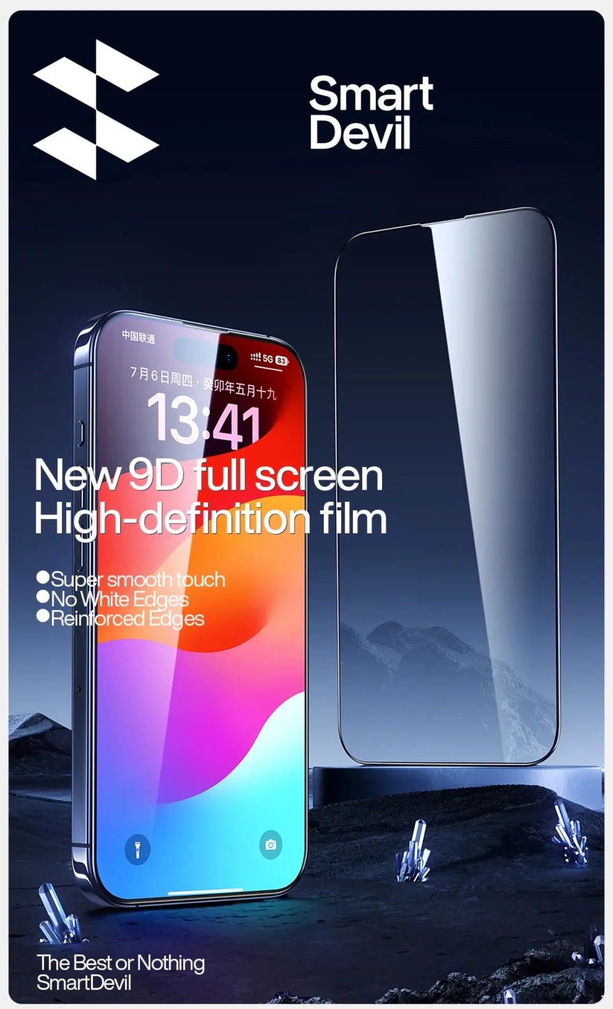 iPhone 15 Pro Max Screen Protector | Anti-Blue Light Tempered Glass Tidesmit