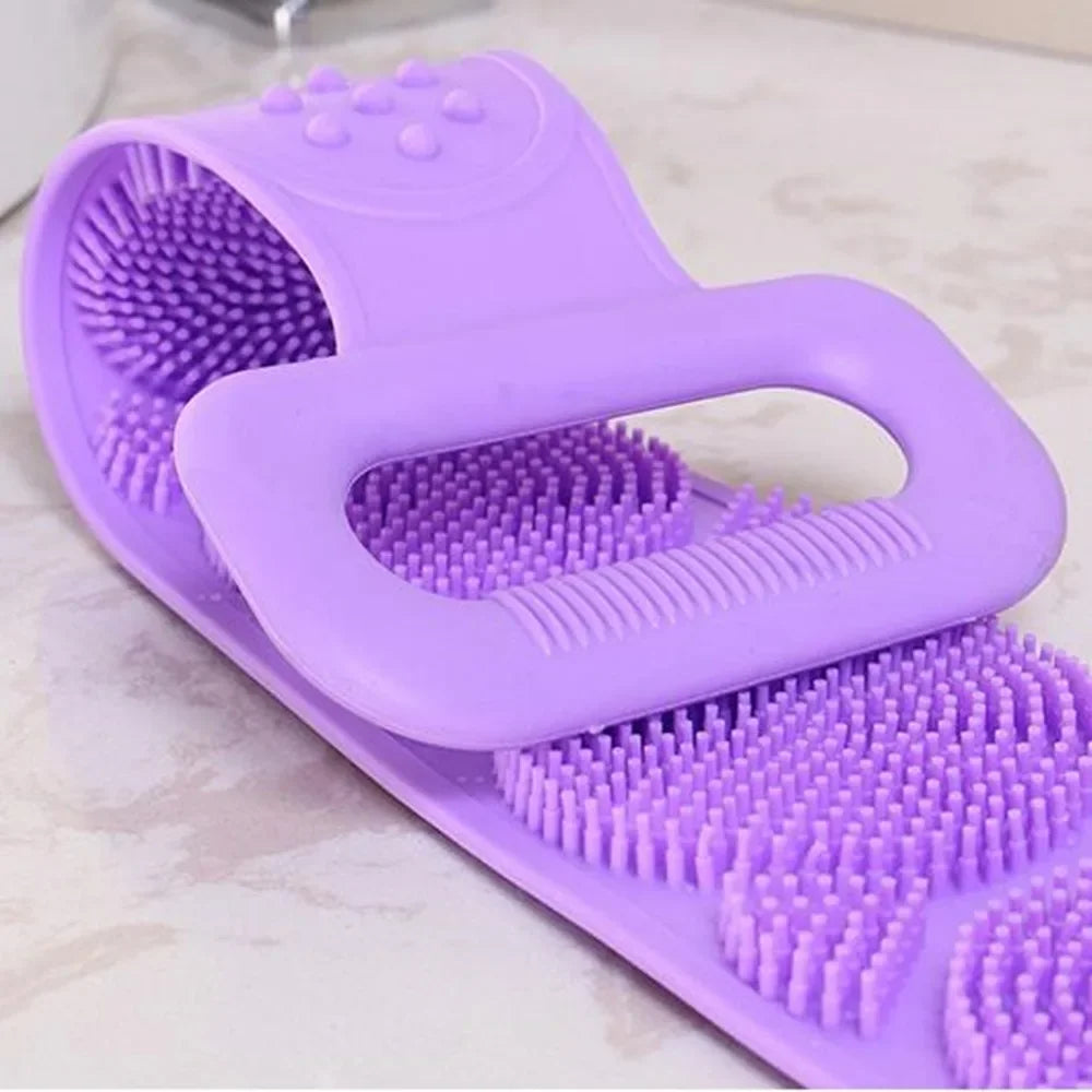 Silicone Body Scrubber - Hygienic Exfoliating Shower Bath Brush Scrubs Treatments Tidesmit