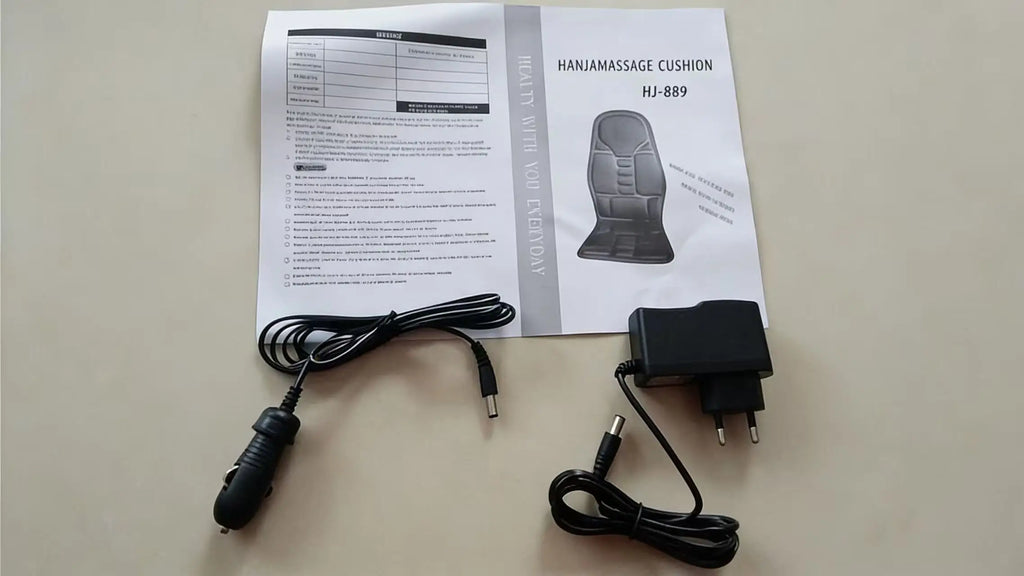 Heated Electric Massage Cushion for Car - Portable Muscle Relief Massage Cushion Tidesmit