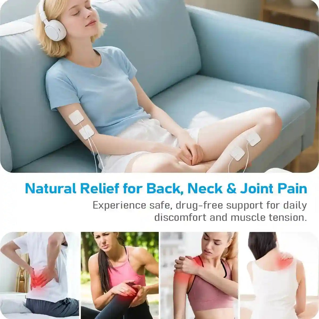 Electric Back Massager - Portable Muscle Relief & Deep Tissue Device Back Massage Instrument Tidesmit