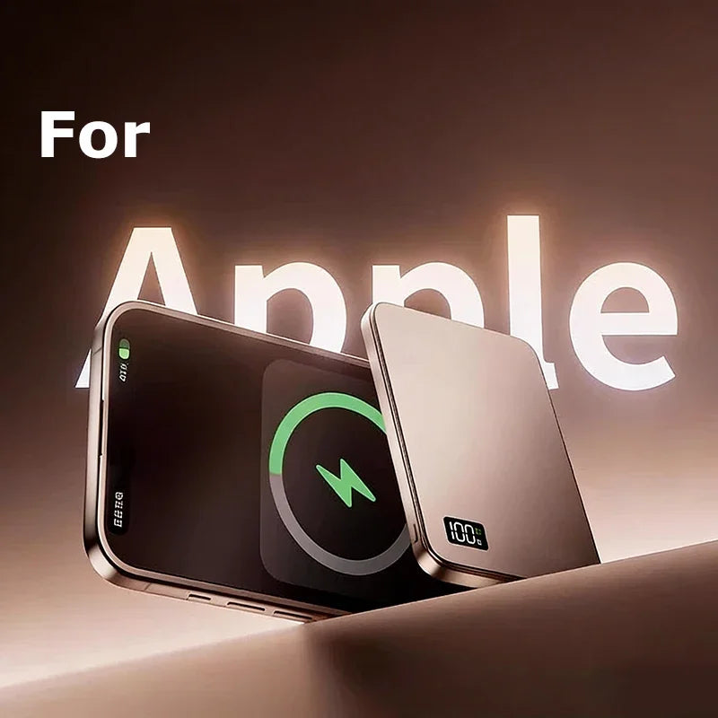 Magnetic Wireless Power Bank 50000mAh 120W Fast Charge for Devices Tidesmit