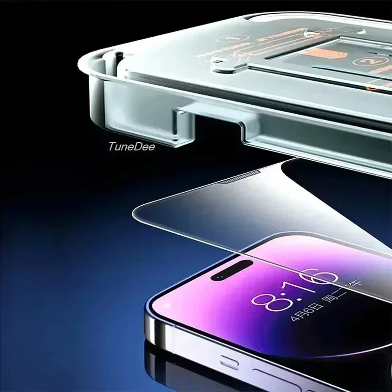 iPhone Tempered Glass Screen Protector - HD Anti-Scratch 9H Hardness Tidesmit