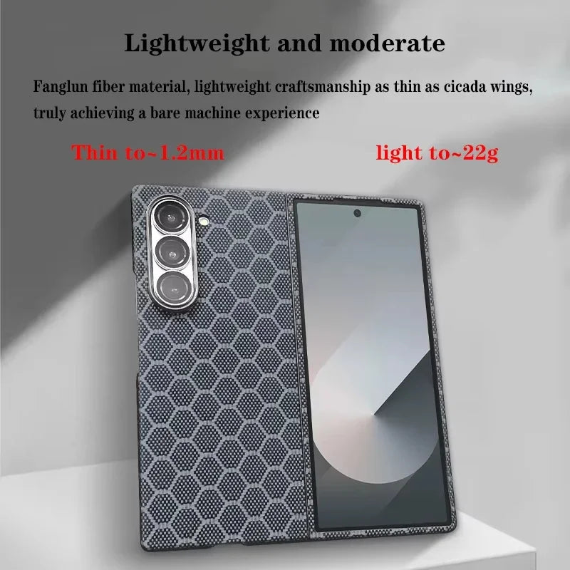 Samsung Galaxy Z Fold 7 Magnetic Carbon Fiber Case | Slim Shock Protection Tidesmit