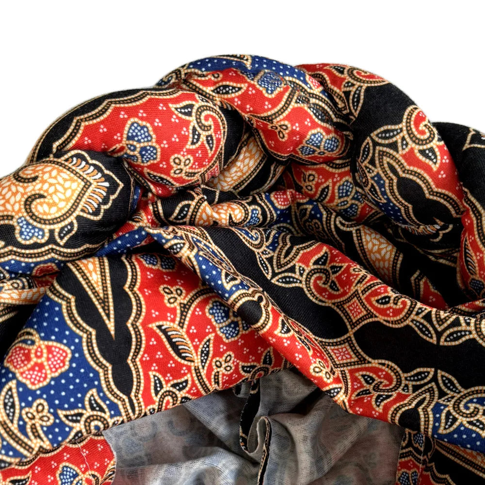 African Headtie Bonnet Hat Turban for Women Muslim Head Wrap Nigerian Scarf Braid Hijab Femme Chemo Caps Cover