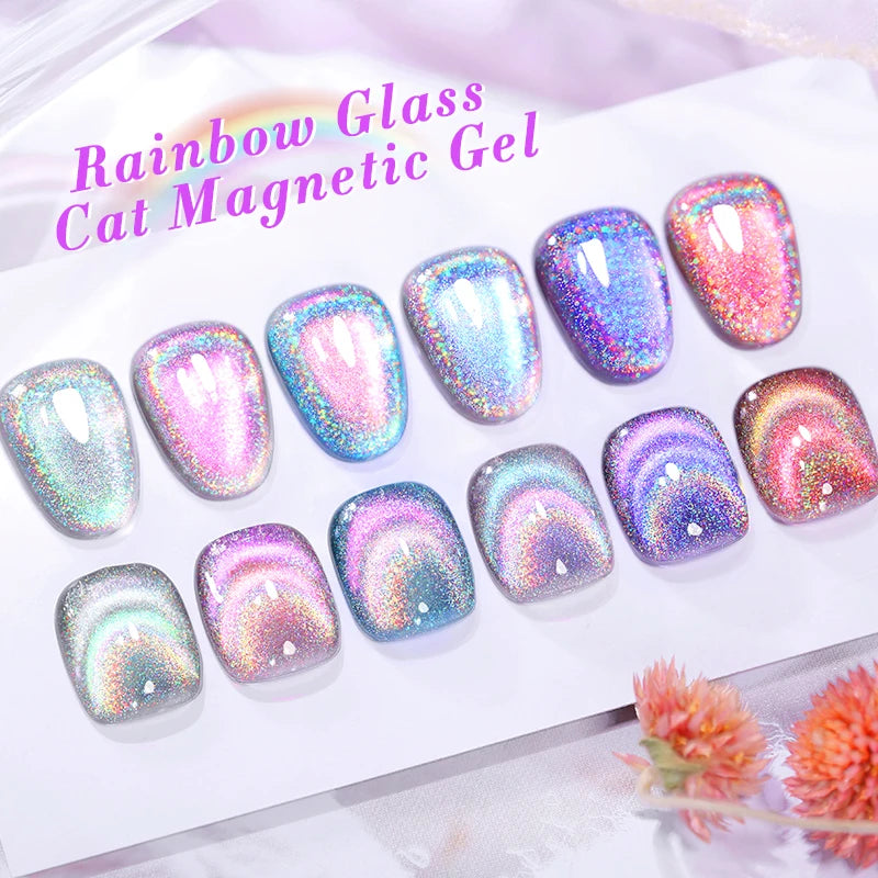9D Cat Eye Gel Polish Magnetic UV LED Varnish for Professional Manicure Permanent Makeup Machines Tidesmit