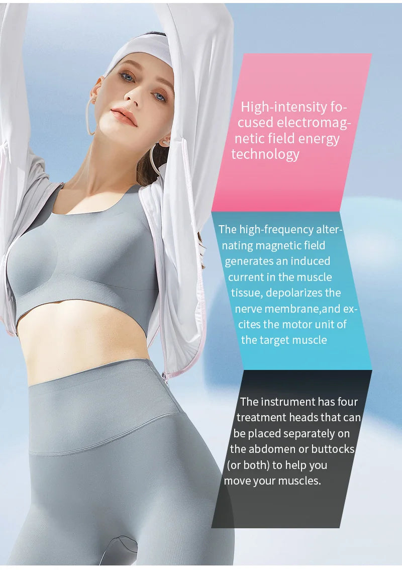 Professional RF Body Sculpting Machine - Deep Tissue Muscle Toner Body Shaping Massage Equipment Tidesmit