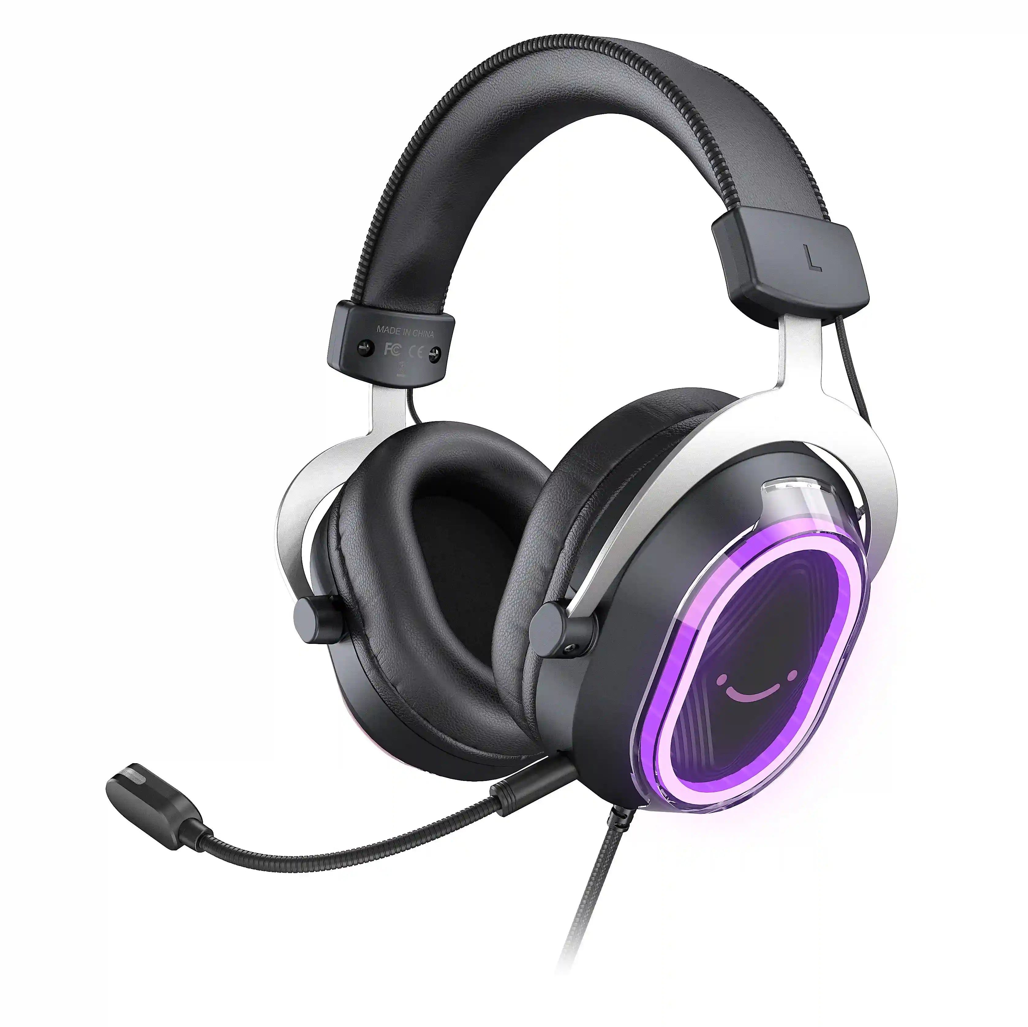 RGB Gaming Headset with 7.1 Surround Sound and Detachable Microphone (H13) H13 Tidesmit