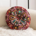 Floor Pillow Round Large Pillow Seating Meditation Pillow Inserts Bohemian Cushion Mandala Circle Cushion for Indoor Outdoor