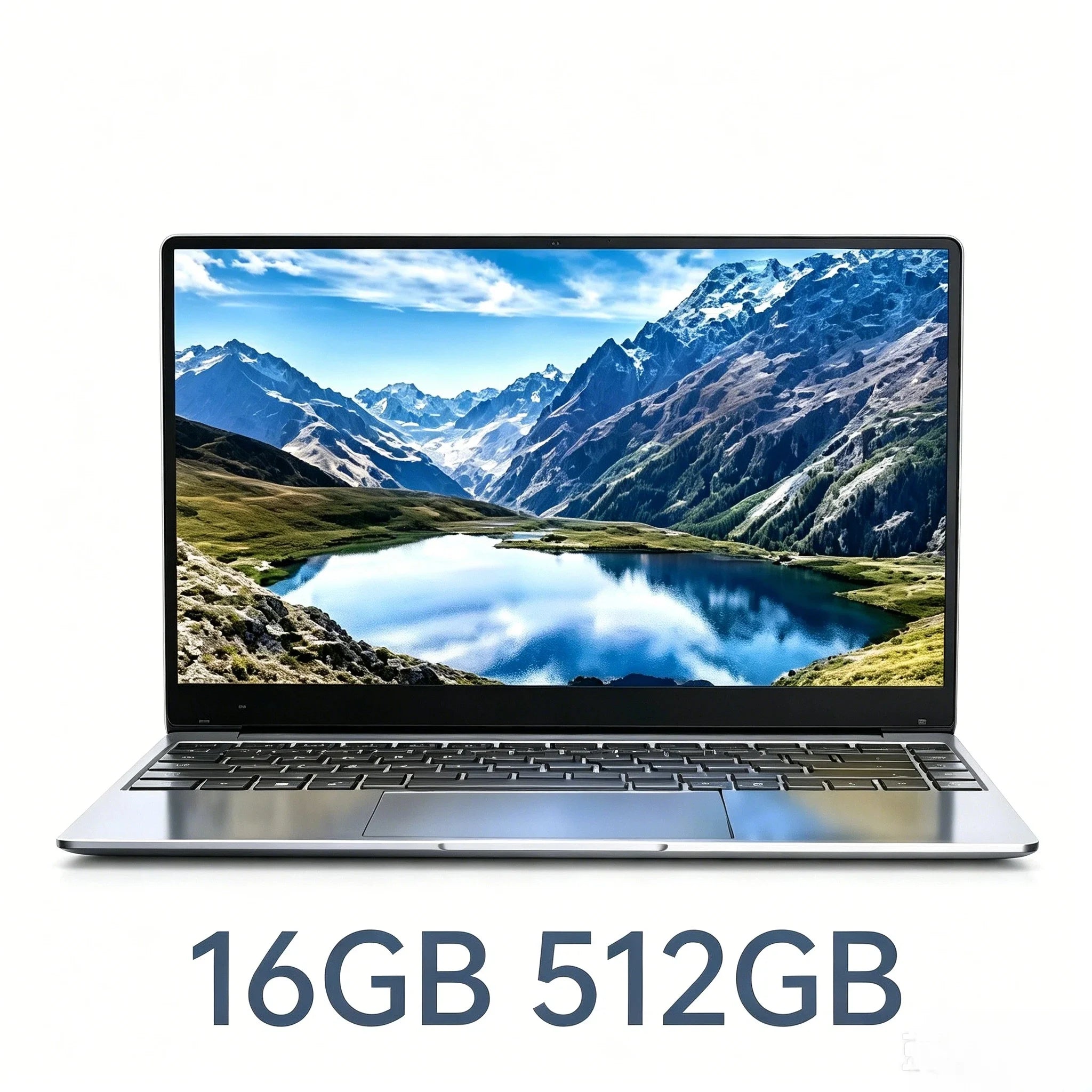 15.6 Inch Intel N3700 NEW Laptop 16GB RAM 2TB SSD Windows 11 Ultra Slim Notebook Gamer 1920x1080 Office Study PC Max Ultra Plus