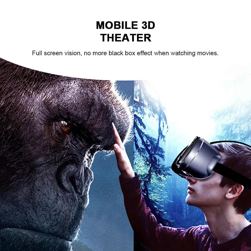 VR Headset for Smartphones - Immersive Wide Angle Smart Glasses Tidesmit