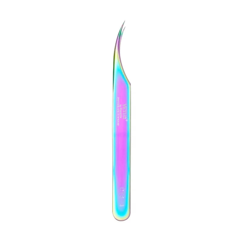 Eyelash Extension Tweezers: Precision Stainless Steel Pro Tools False Eyelashes CTS-18 Tidesmit