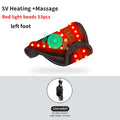 Electric Ankle Massager with Heat and Vibration for Targeted Recovery Relaxation Treatment Massage-Left Tidesmit