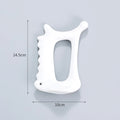 Ceramic Gua Sha Scraping Tool for Natural Lymphatic Drainage - Tidesmit Body Shaping Massage Equipment L White Tidesmit