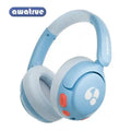Kids Wireless Headphones - Safe 85dB Audio Over-Ear Design Blue Tidesmit