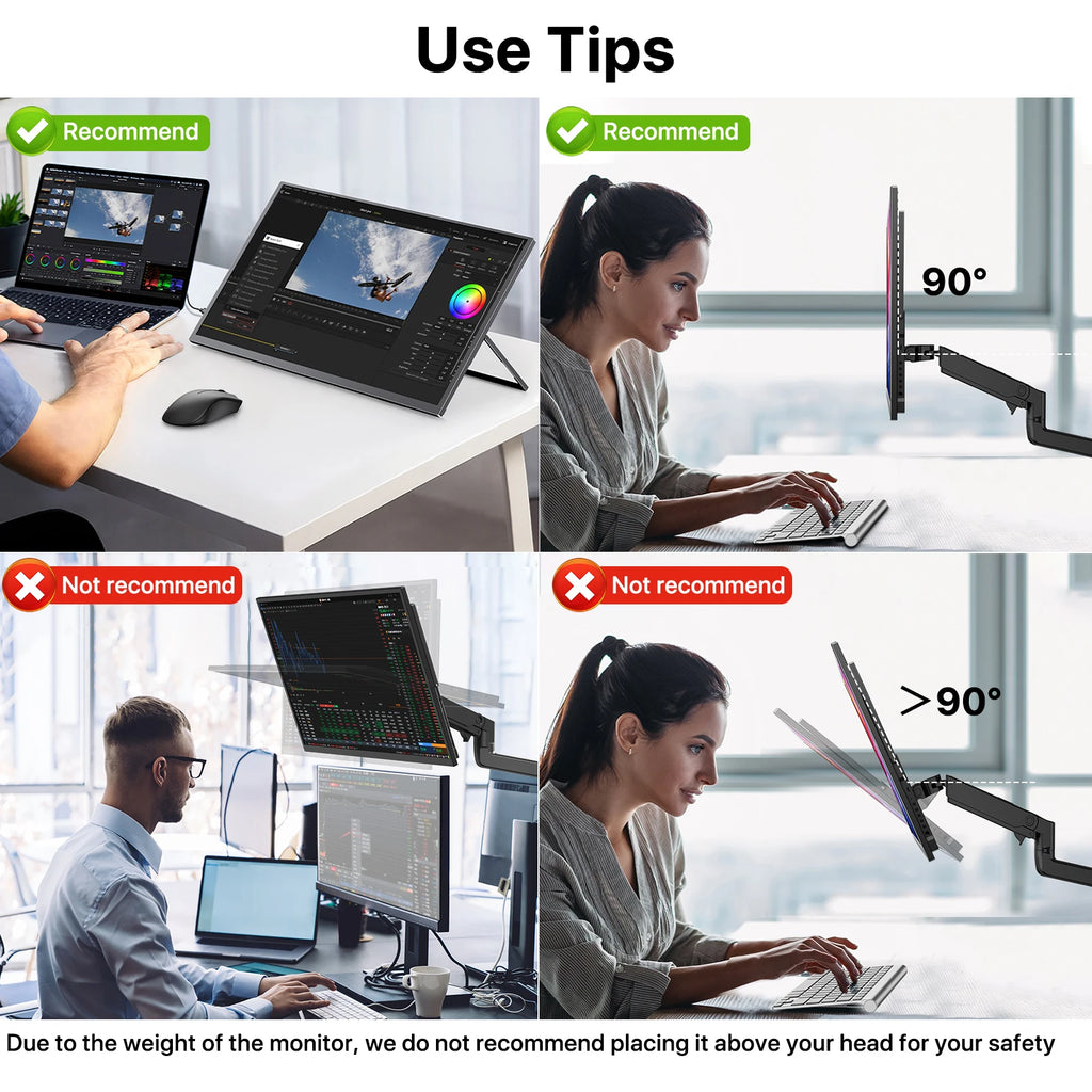 UPERFECT UColor T3 23.8" 4K UHD 3840*2160 PC Computer Monitor HDR Gaming Display with IPS Speakers USB-C HDMI For Desktop Mac