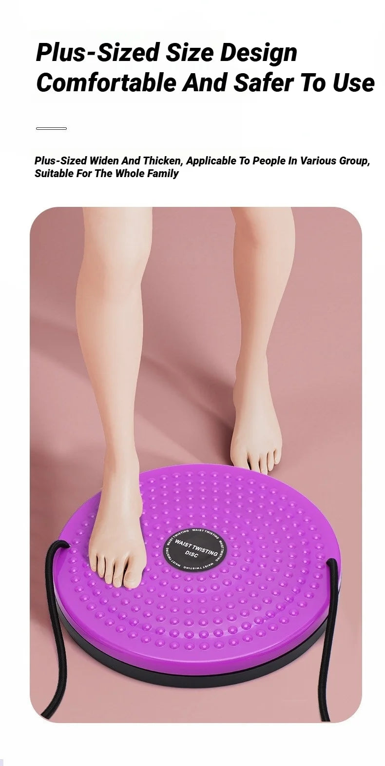 Waist Twisting Disc with Resistance Bands - Tidesmit Body Shaping Body Shaping Massage Equipment Tidesmit