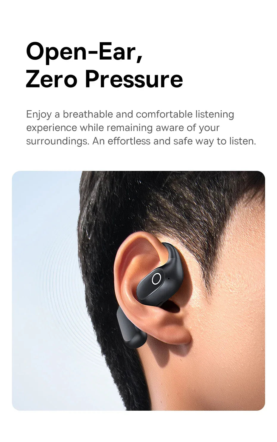 Open Ear Bluetooth Wireless Sports Headphones IPX5 by Tidesmit Tidesmit