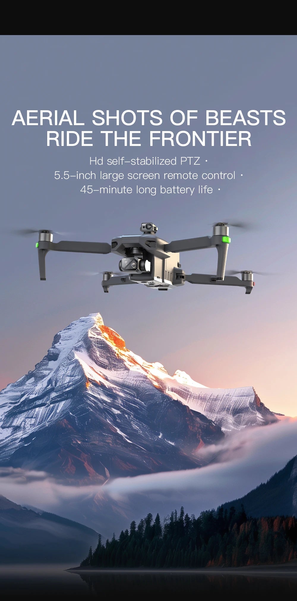 4K GPS Camera Drone with Obstacle Avoidance - Foldable SG909 MAX Tidesmit