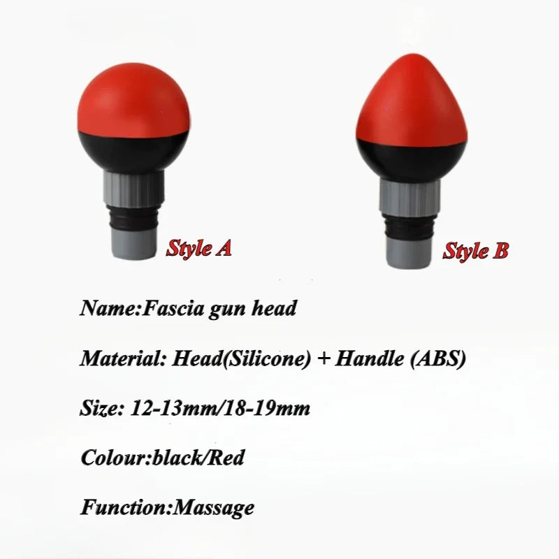 Fascia Gun Massage Head Set - Silicone Deep Tissue Recovery Kit Fascia Gun Tidesmit