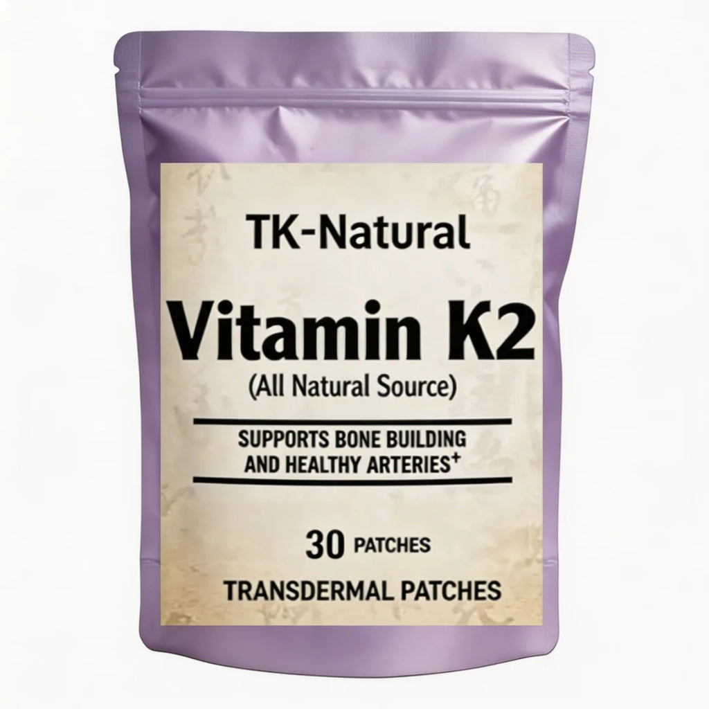 Tidesmit 30 Vitamin K2 MK-7 transdermal patches for bone, joint, and immune support.