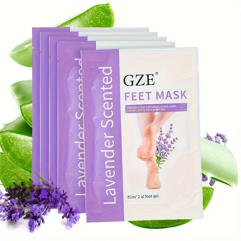 Foot Peel Mask for Cracked Heels and Callus Removal (GZE007) Scrubs Treatments Tidesmit