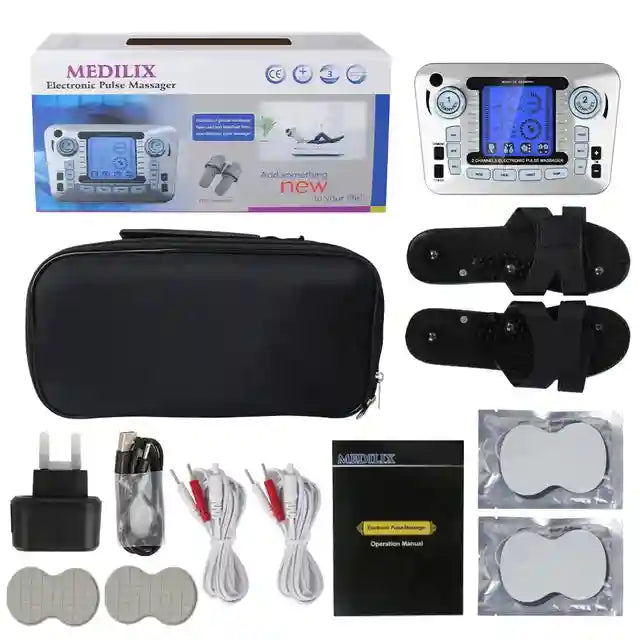 Eye Massage Instrument: Heat Therapy & Electric Pulse Relief Device Eye Massage Instrument EU SET WITH SHOE Tidesmit