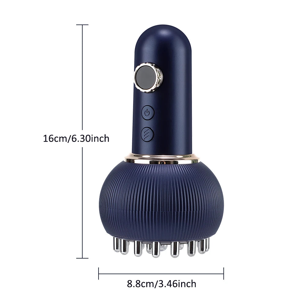 Electric Gua Sha Massager - Heated Portable Device for Lymphatic Drainage Relaxation Treatment Tidesmit