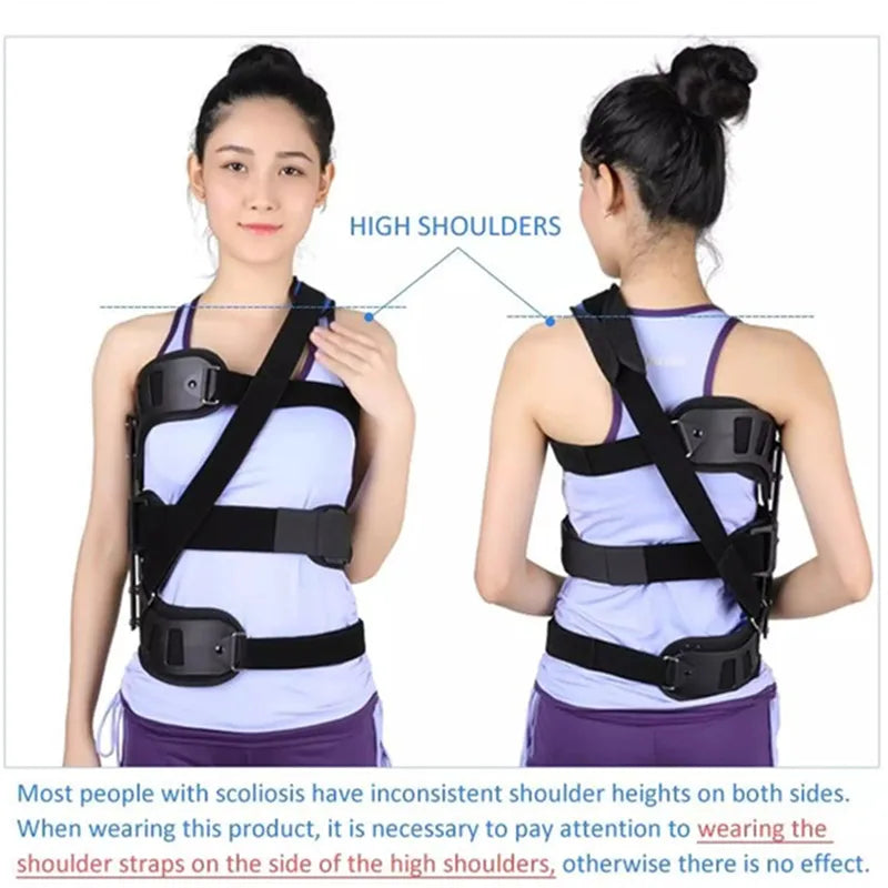 Posture Corrector for Spine Alignment | Adjustable Ergonomic Support Fascia Gun Tidesmit