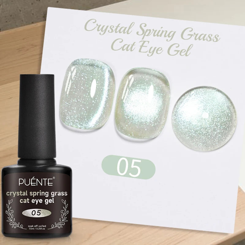 3D Sculpture Gel Nail Polish 15ml - Professional Soak Off Formula Permanent Makeup Machines spring grass cat 05 Tidesmit