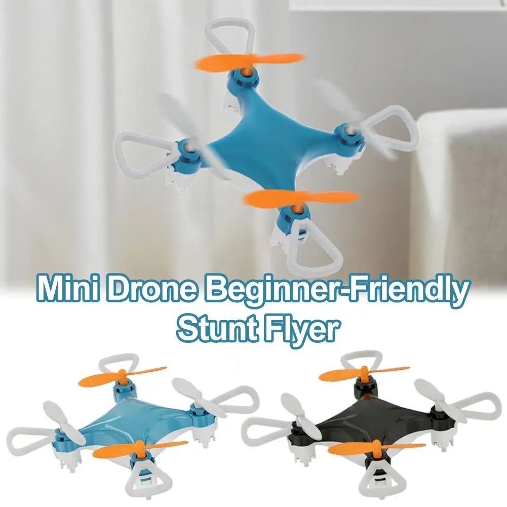 Mini Remote Control Drone - Blue Rechargeable Portable Quadcopter Tidesmit