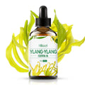 Ylang ylang essential oil is used for skin care, massage, bathing, and is suitable for face, body, nails and hair.