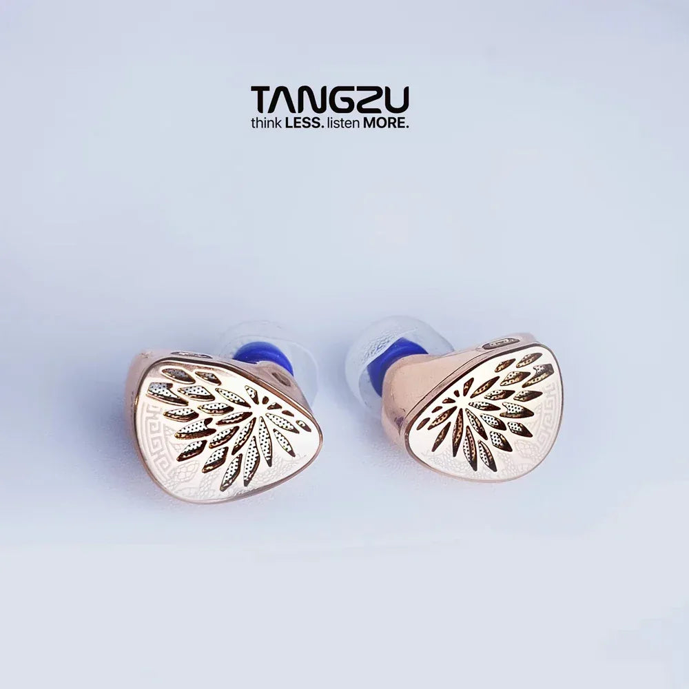 TANGZU YuXuanJi IEM Headphones 10mm Dynamic Driver by Tidesmit Gold-3.5MM China Mainland Tidesmit