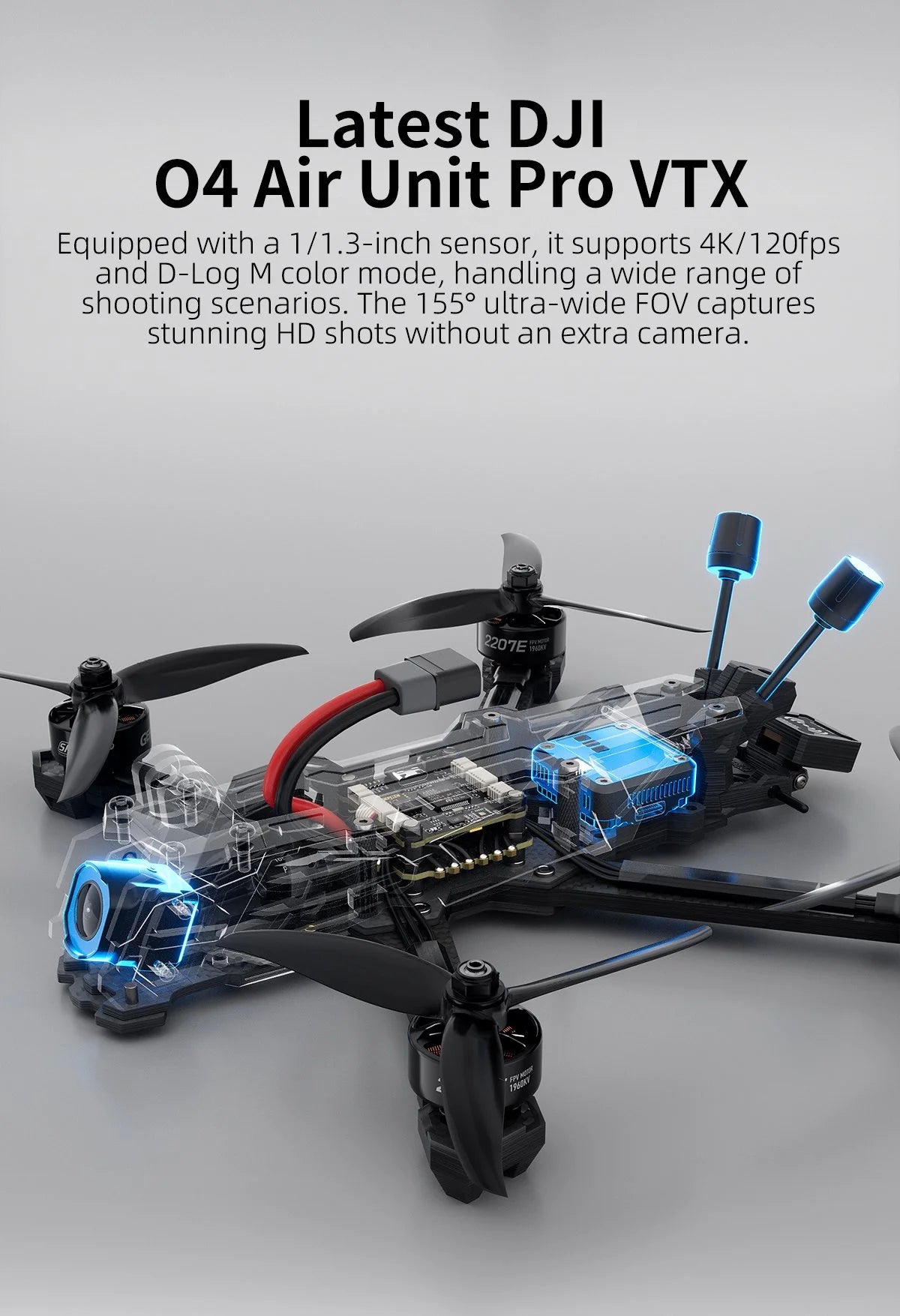 GEPRC Vapor 5-Inch 4K O4 FPV Freestyle Drone - High-Performance Quad Tidesmit